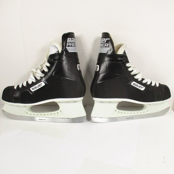 Bauer Premier 88 Men’s Ice Hockey Skates Made In Canada Leather Adult 9 D - Picture 2 of 9